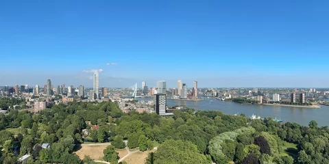 Fototapete Erasmusbrücke Fantastische Rotterdam Impression im Panorama