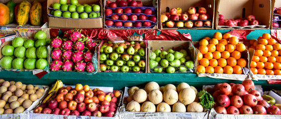 Fresh fruits on stall good demand due to festival season ahead.