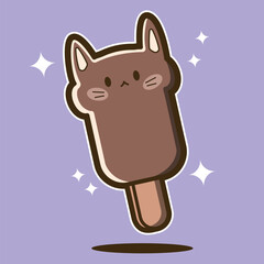 cute ice cream cat