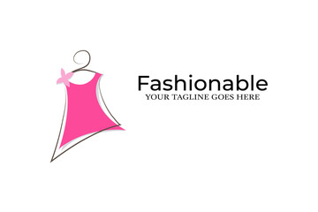 simple Fashion logo for boutique , store design template