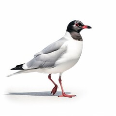 Franklins gull bird isolated on white. Generative AI