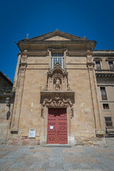 Portada de la Iglesia de San Sebastián (Salamanca, España)