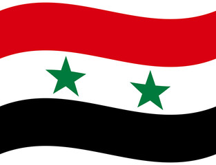 Syria flag wave. Syria flag. Flag of Syria
