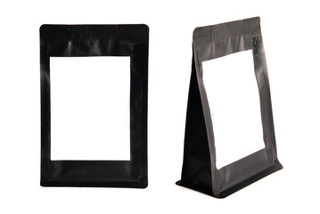 Coffee bean black package with empthy space for your dedign logo