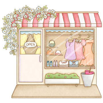 A clothing store