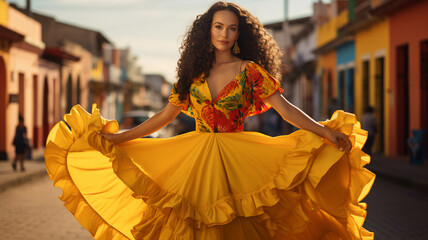  latin american, mexican, traditional, folklore, regional colorful, dancer