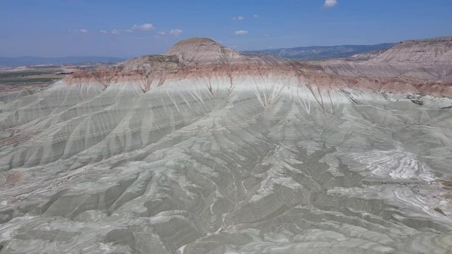 Fascinating geological formations of the earth. Patterns of nature, geographical shapes, impressive natural formations. Natural shapes made of sand, soil and rocks, unique natural wonders.