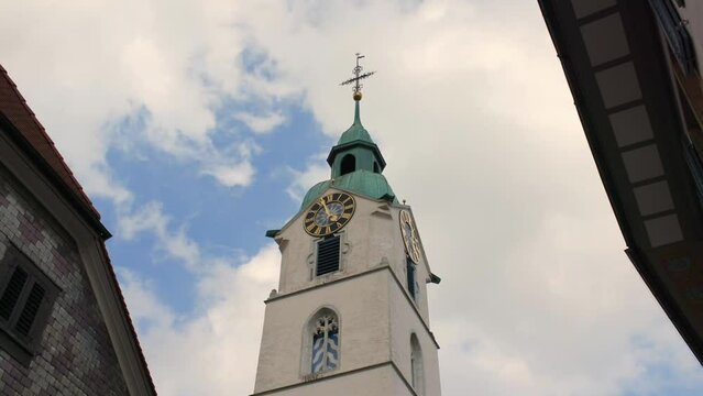 Der Kirchturm von Olten, Schweiz
