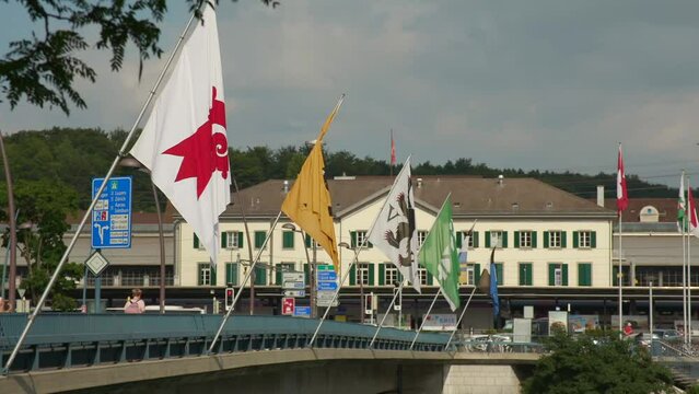 Br&uuml;cke in Olten, Schweiz