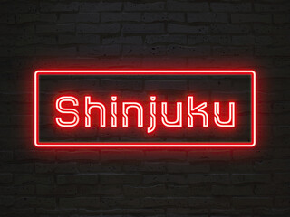 Shinjuku (新宿) のネオン文字