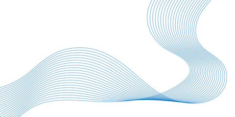 Abstract flowing wave lines. Design element for technology, science, modern concept.vector eps 10