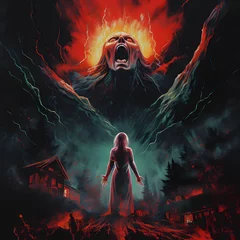 Retro Horror movie poster © Nemanja