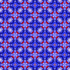 seamless pattern abstract art flower 