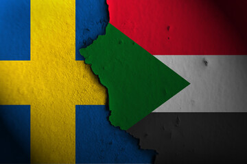 Relations between Sweden and Sudan. Sweden vs Sudan.