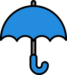 お天気アイコン（傘, 雨）weather icon（umbrella, rain）
