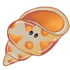 illustration of cute seafood