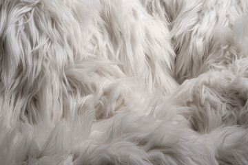 Obraz premium close up of a fluffy furry texture, soft delicate feather texture