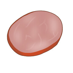 A slice of ham