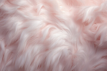 close up of pink feathers, furry fluffy texture