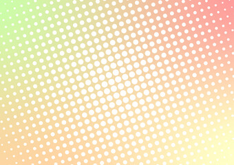 Abstract colorful gradient dot pattern circle presentation background