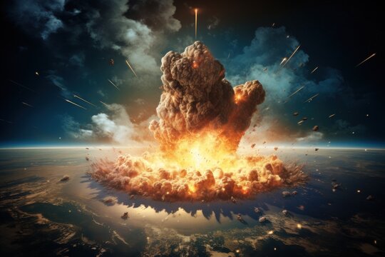 nuclear missile explosion