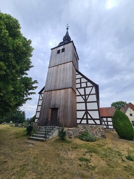 a very old historic church in Schlepzig - Brandenburg