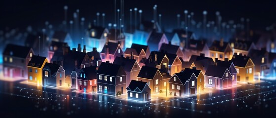 Digital community, smart homes and digital community. 