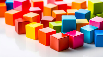 Obraz premium Bunte Würfel