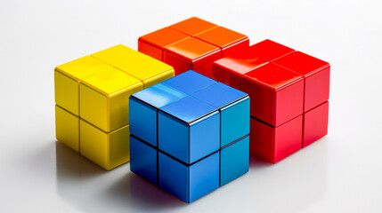 Obraz premium Bunte Spielwürfel