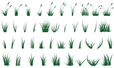 Grass silhouette vector free download