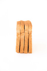 Rebanadas de pan integral - pan de molde (tostadas)