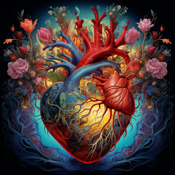 Trippy Love: DMT Art Heart