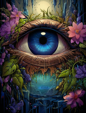 Abstract Mystery: The Eye in DMT Style