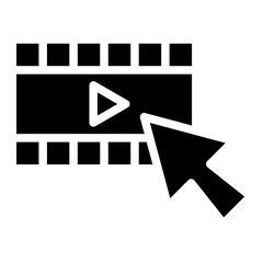 video roll glyph 