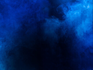Blue smoke in dark background. Blackhole Texture and desktop picture	