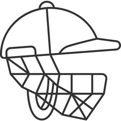 Safety helmet icon symbol image vector. Illustration of the head protector industrial engineer worker design image