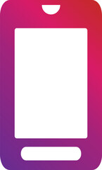 gradient mobile phone icon	