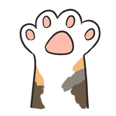Cat hand 