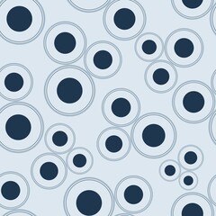 Cirles geometry abstract seamless pattern