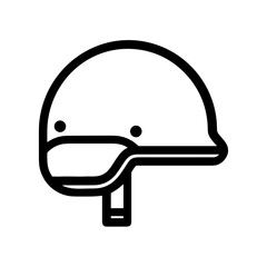 Safety helmet icon symbol image vector. Illustration of the head protector industrial engineer worker design image