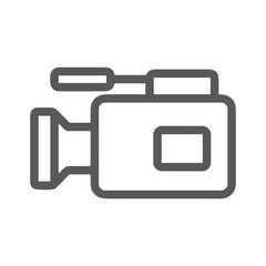 camera photography icon symbol image vector. Illustration of multimedia photographic lens grapich design image