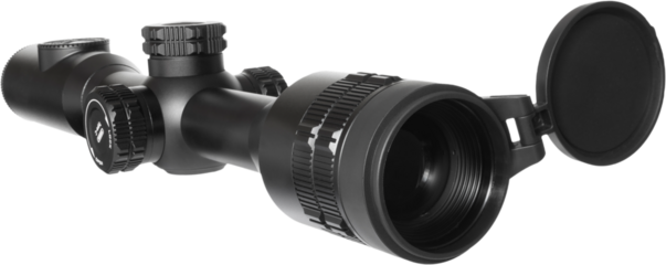 Quartering view of an infrared rifle sight