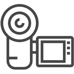 camera photography icon symbol image vector. Illustration of multimedia photographic lens grapich design image