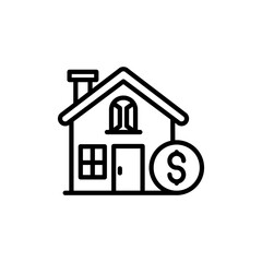Home Buying icon in vector. Illustration