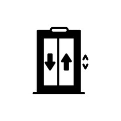 Elevator icon in vector. Illustration