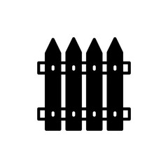 Fence icon in vector. Illustration