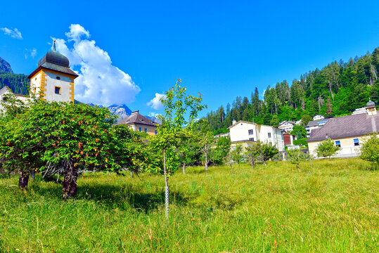 Thusis in der Region Viamala, Kanton Graub&uuml;nden (Schweiz)