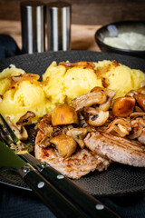 Grilled pork tenderloin.