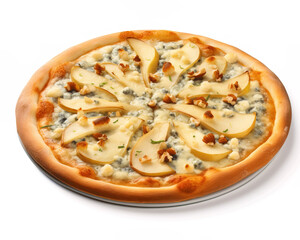 Pear and Gorgonzola pizza