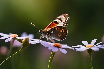 Obraz premium butterfly on a flower